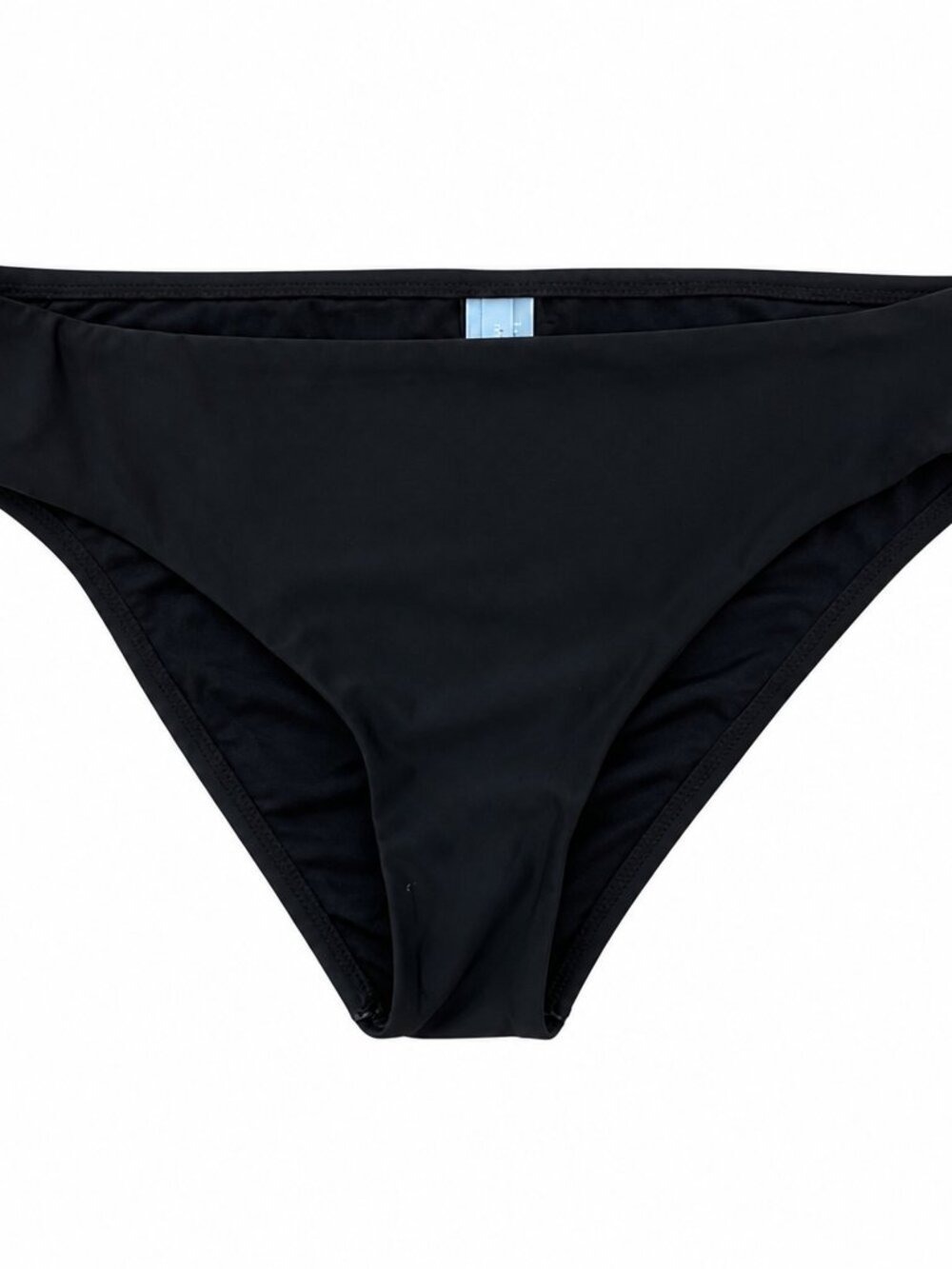 Antonio Melani Black Mid Rise Bikini Bottom Medium